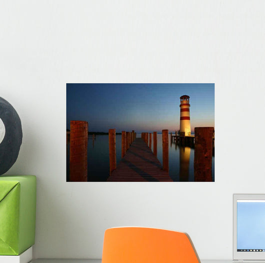 Evening Old Lighthouse Wall Decal