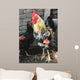 Rooster and Hens Wall Mural