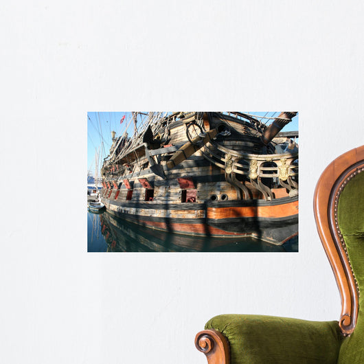Pirate Ship Wall Decal Design 1
