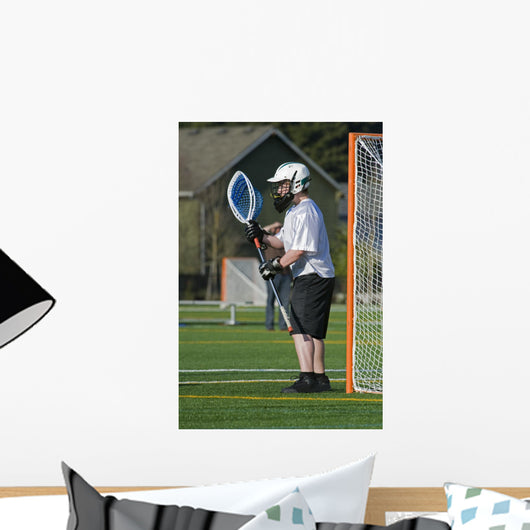 Boys Lacrosse Goalie Wall Decal