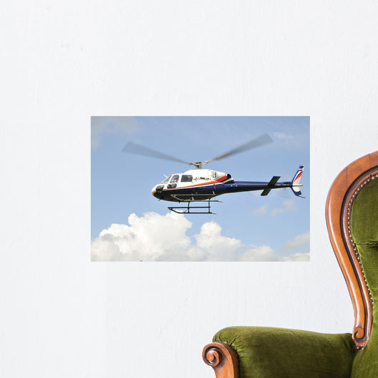 The helicopter Wall Mural