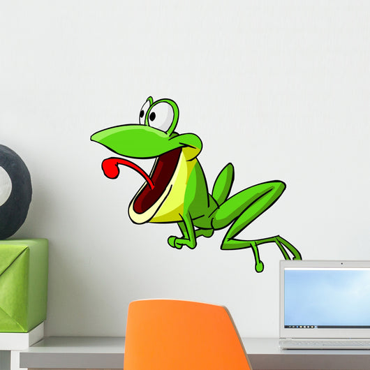 Frog With Open Mouth Wall Decal