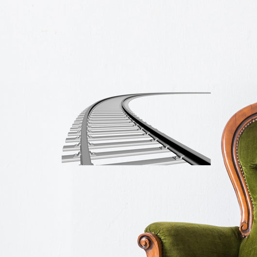 Train Tracks Wall Decal