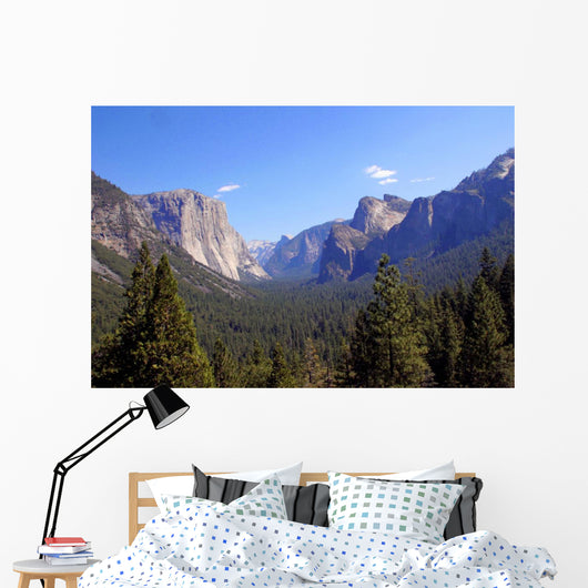 tunnel view in yosemite Wall Mural