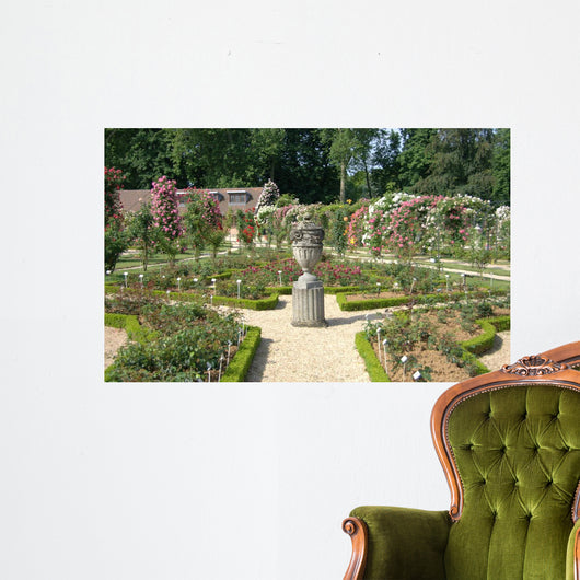 Paris rose garden Wall Mural