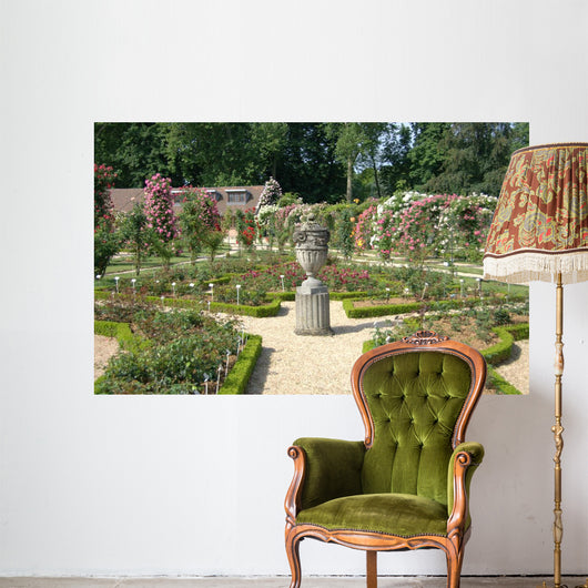 Paris rose garden Wall Mural