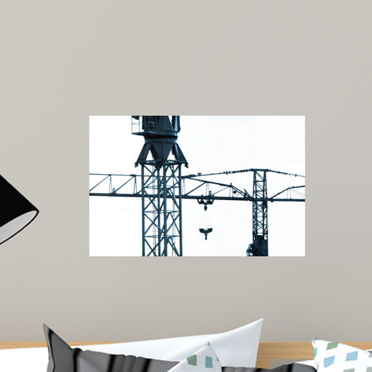 cranes Siluete Wall Mural