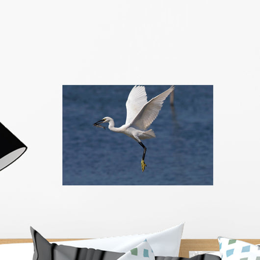 Little Egret Wall Mural