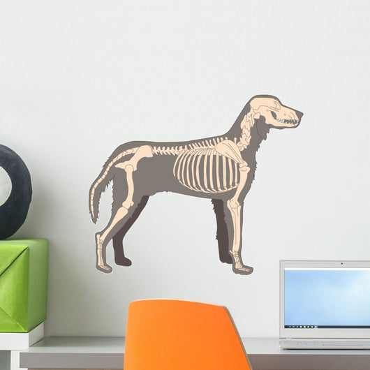 Dog Skeleton Wall Decal