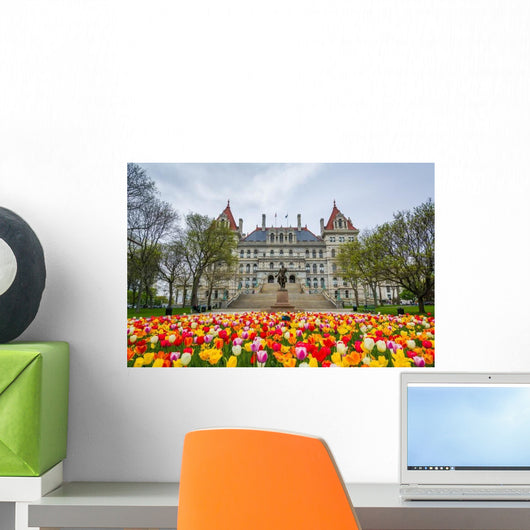 Tulips and New York Wall Decal