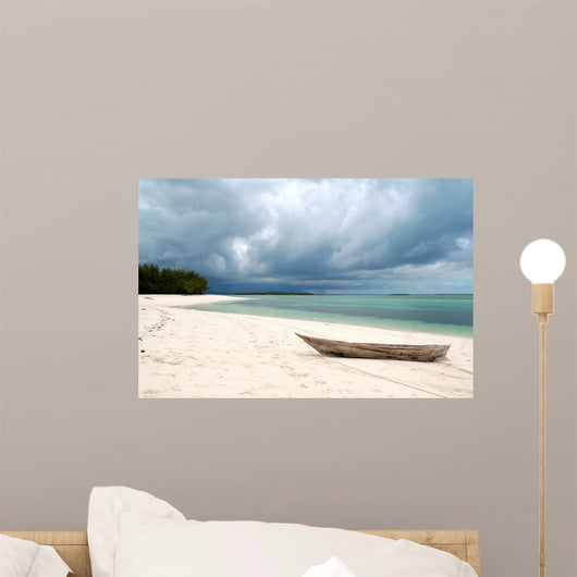 Wooden Boat Wall Mural