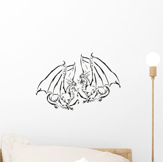Dragon Abstract Wall Decal