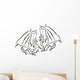 Dragon Abstract Wall Decal