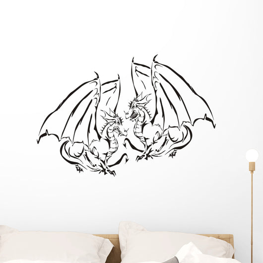 Dragon Abstract Wall Decal