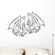 Dragon Abstract Wall Decal