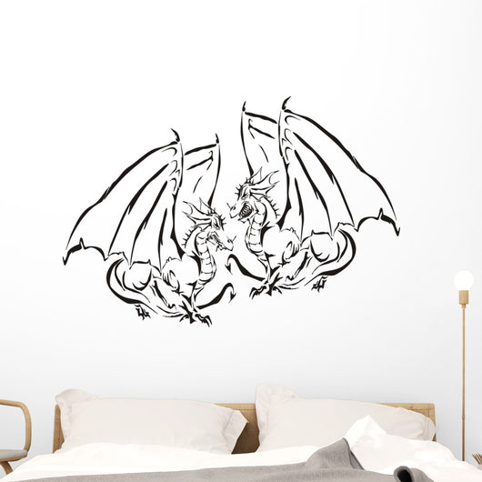 Dragon Abstract Wall Decal