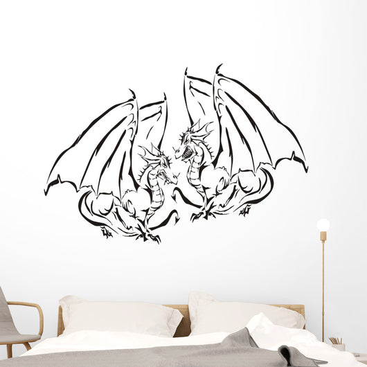 Dragon Abstract Wall Decal