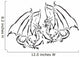 Dragon Abstract Wall Decal
