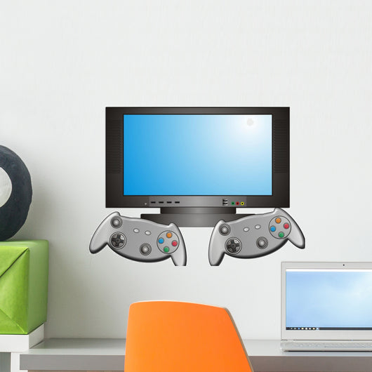 TV and Gaming Console Wall Decal
