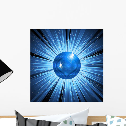 disco ball explosion Wall Mural