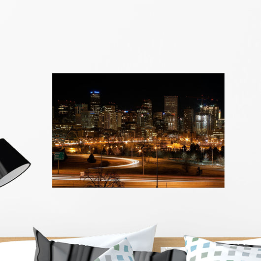 Denver in January Wall Mural