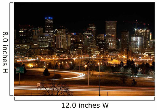 Denver in January Wall Mural