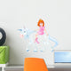 Princess on unicorn Wall Decal