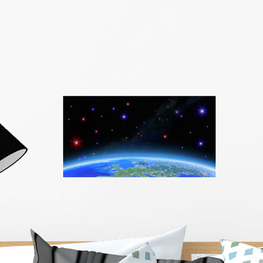 Earth Wall Decal Design 2