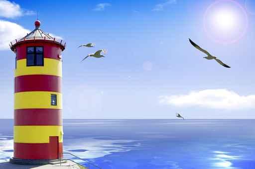 From Lighthouse Pilsum from Wall Decal