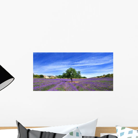 L'arbre Dans La Lavande Wall Decal