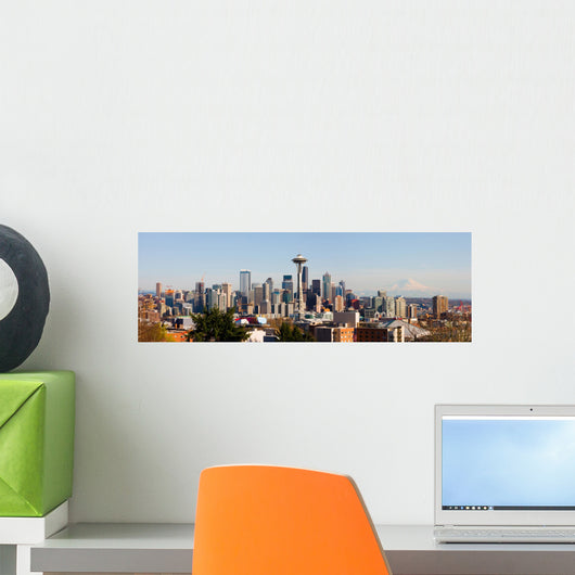 Seattle panorama Wall Mural