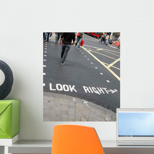 Look Right Wall Decal