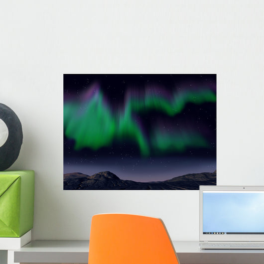 Northern lights Wall Mural