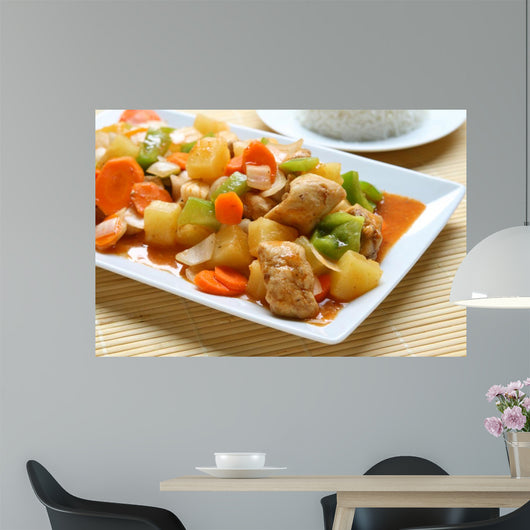 Sweet and Sour Chicken Wall Mural