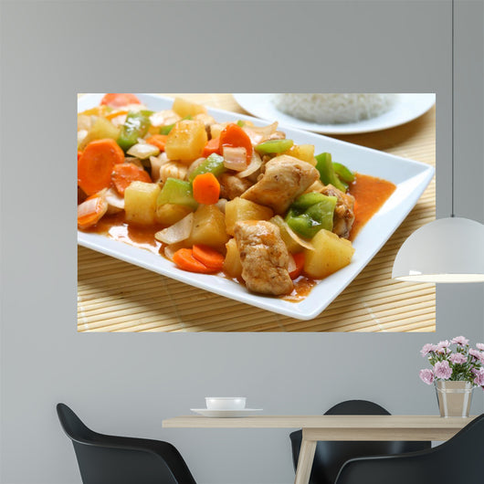 Sweet and Sour Chicken Wall Mural