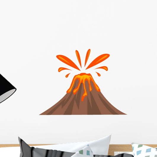 Volcano Wall Decal