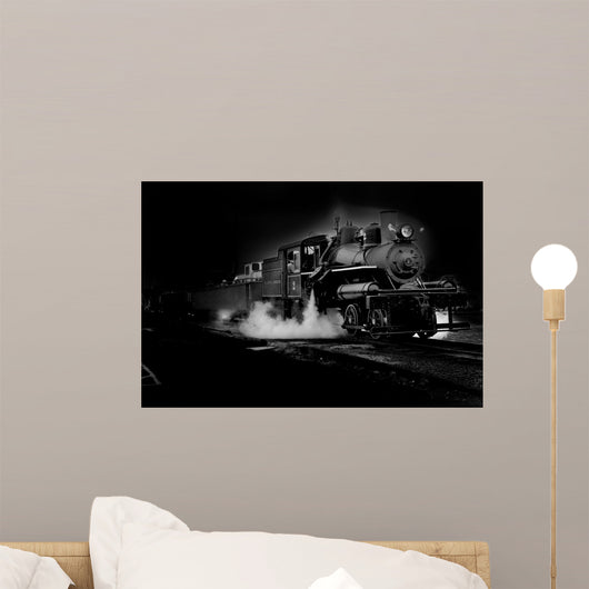 Old Steam Train Along the Oregon Coast Wall Mural