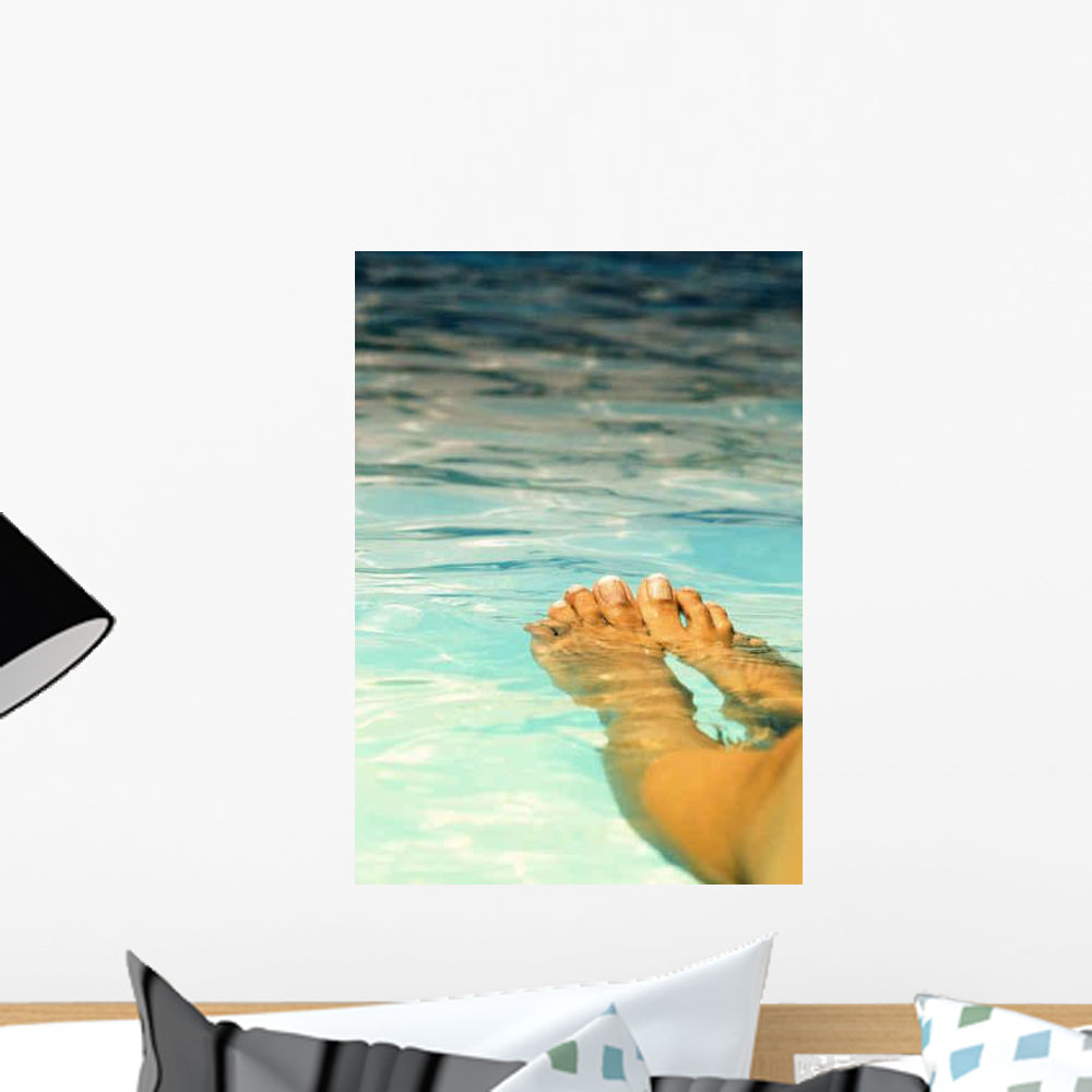 Exotic Pool Wall Decal Wallmonkeys