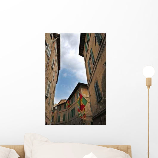 Ancient Italian Street Siena Wall Decal