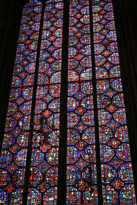 Stained Glass Window of Ste Chapelle Paris Wall Mural