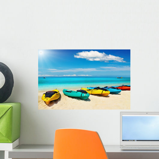 Tropical beach Wall Mural