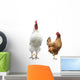 Funny Hen and Rooster Wall Mural