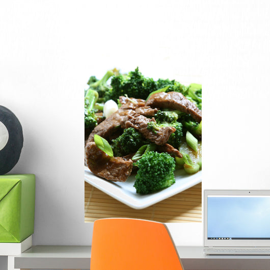 Beef and Broccoli Wall Mural