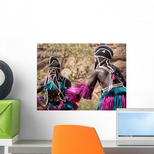 Mask and Dance Dogon Wall Decal