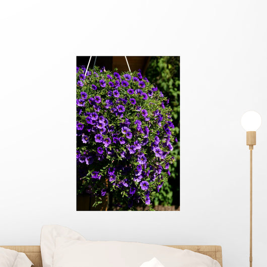 Purple Million Bells Hanging Wall Mural