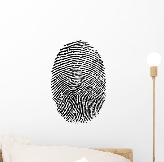 Fingerprint Vector Wall Decal