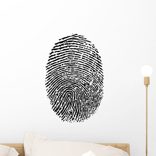 Fingerprint Vector Wall Decal