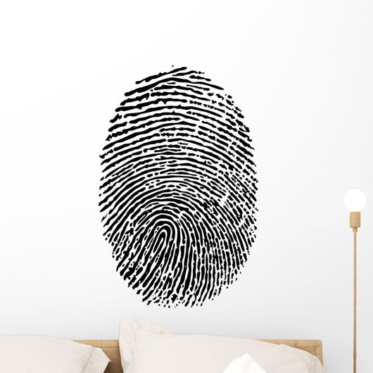 Fingerprint Vector Wall Decal