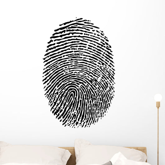 Fingerprint Vector Wall Decal