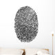 Fingerprint Vector Wall Decal